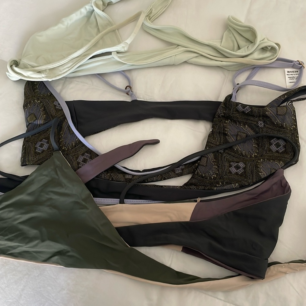 L*SPACE bikini tops